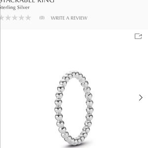 PANDORA eternal cloud ring in great condition